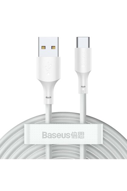 2x cablu USB-C încărcare rapidă Power Delivery Quick Charge 40 W 5 A 1,5 m alb