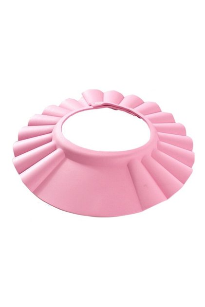 Aparatoare sampon reglabila pentru copii Little Mom Happy Bath Pink