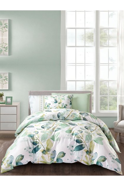 4-piece Duvet Cover Set, Queen Size 200 X 230cm, Microfiber, (WITHOUT FILLER)