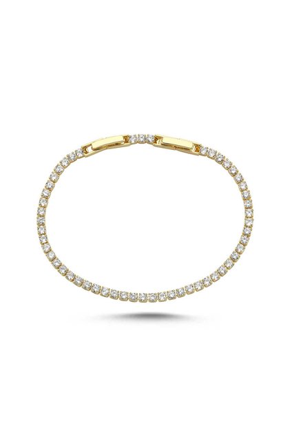 3mm 14K Rengi Su Yolu Bileklik