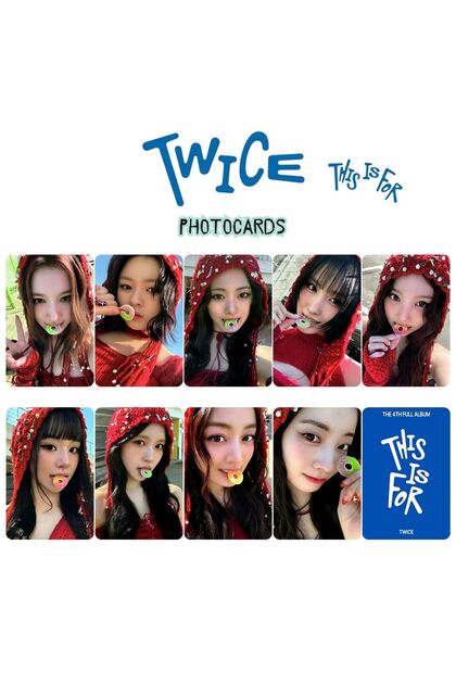 Kpop Dünyasi TWICE '' This is For '' Photocards Set POB 3 - Fiyatı