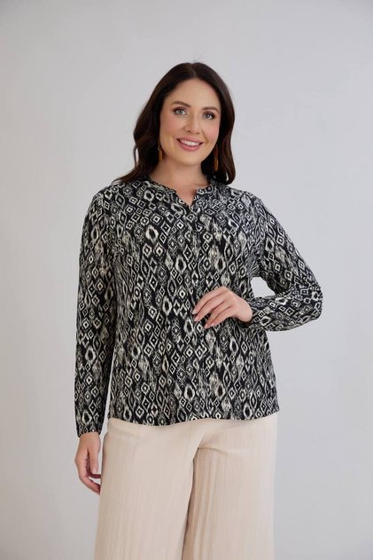 Women Viscos Fabric Mother Large Size Shirt Combed