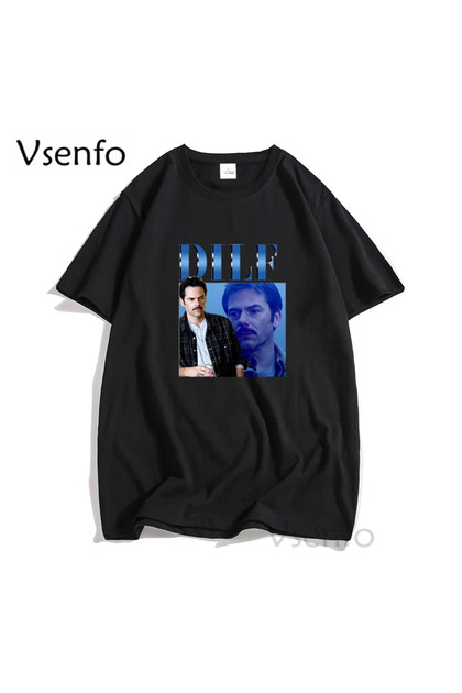 Orijinal DILF Charlie kuğu T-shirt kadın erkek alacakaranlık destan Merch Tshirt boy erkek T 2938