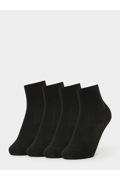 Set of 4 - Solid Ankle Socks
