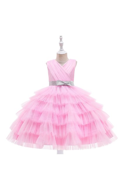 Mia Hot Pink Party Dress with belth