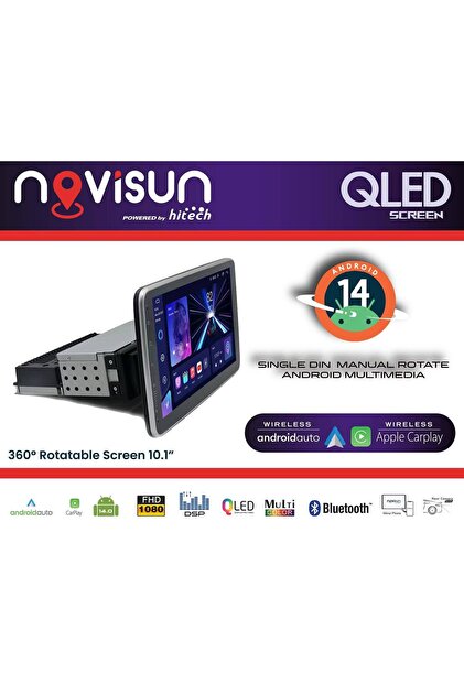 NAVİSUN NV-5006R (4+64G) 360 Rotate Android Multimedya 10.1