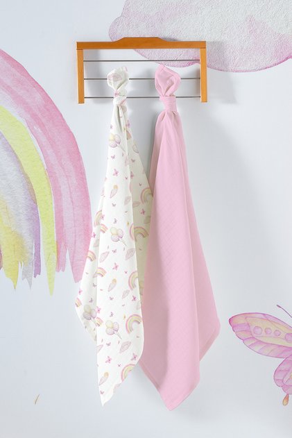 Multi-Purpose Baby Muslin Blanket Set of 2