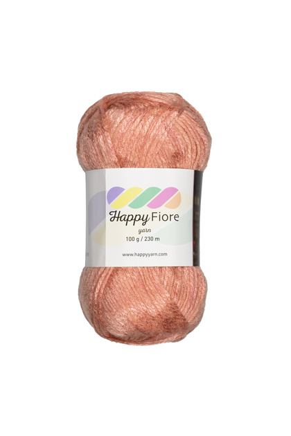Happy Fiore Parlak Örgü İpi 100g 230m - Yünlü El Örgü İpliği