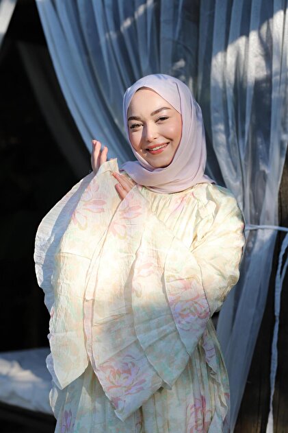 Natural Cotton Shawl Dust Lilac