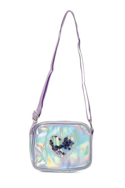 Pullu Heart Cprz 5Fx Gray Multi Girl's Crossbody Bag
