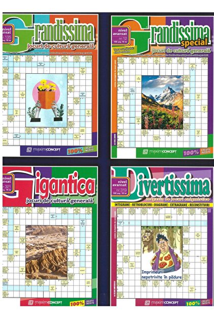 Pachet integrame avansati : Grandissima, Grandissima special, Gigantica, Divertissima