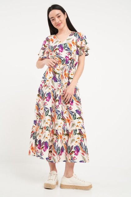 Rochie dama cu imprimeu floral
