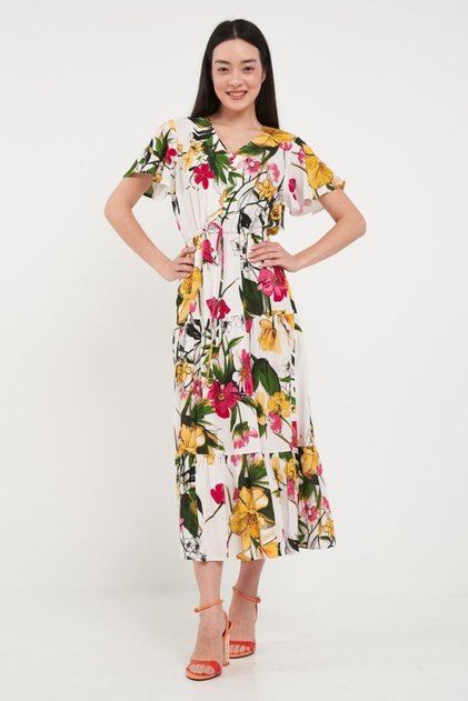 Rochie dama cu imprimeu floral