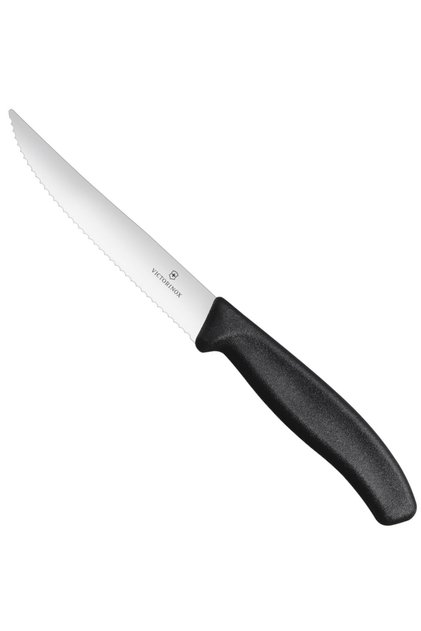 Cuțit zimțat pentru pizza și friptură, lungime 120 mm - set de 2