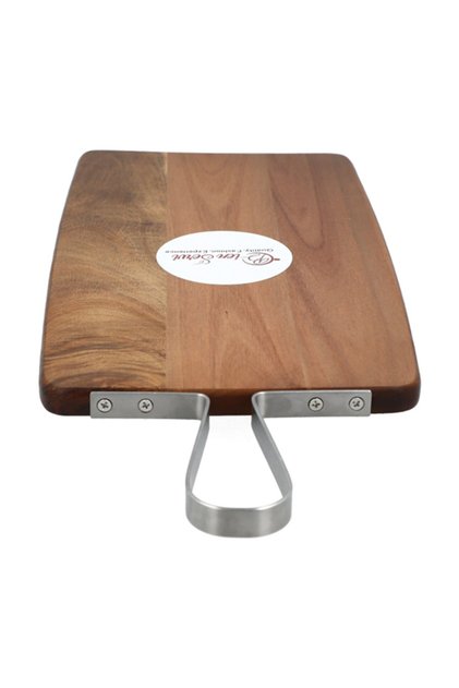 Rectangular Acacia Tray with Handle 36 x 20cm