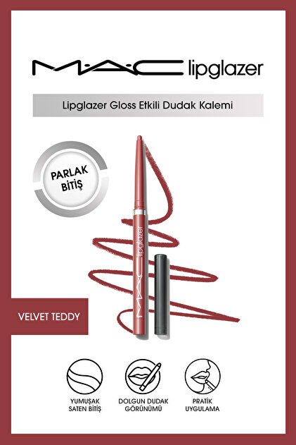 Mac Lipglazer Gloss Etkili Dudak Kalemi - Velvet Teddy - Fiyatı