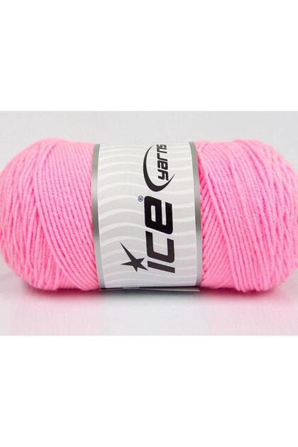2X200Gr. Saver Pink Winter, Flat Yarns, Worsted, 100% Acrylic, Machine Wash