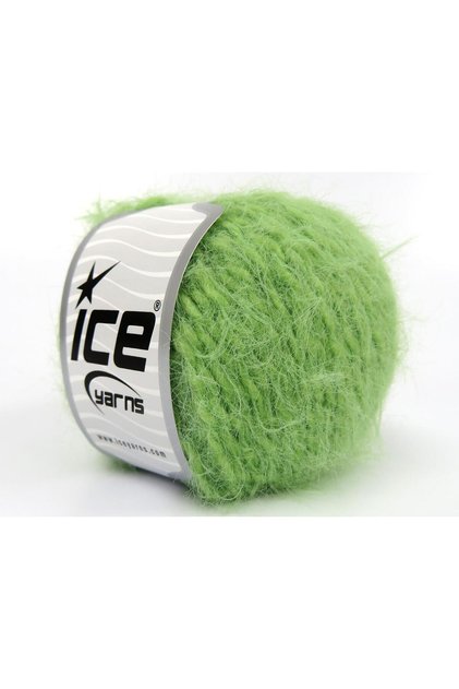 6X50Gr. Merino Fur Light Green Luxury, Merino, Winter, Wool