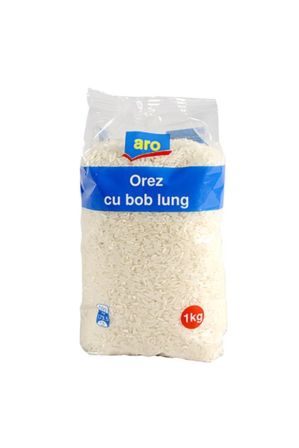 Orez cu bob lung, Aro, 1 kg x 6