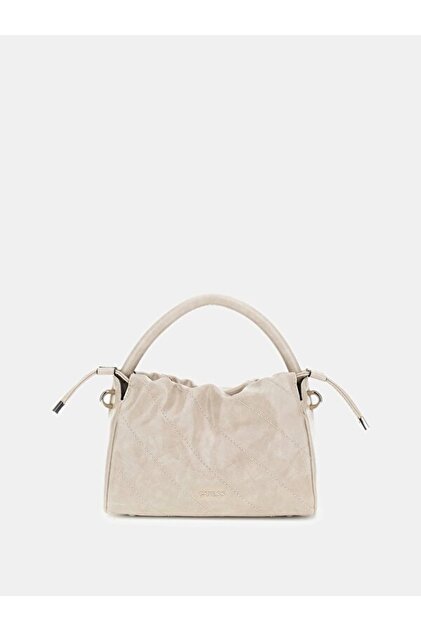 GUESS Women's Amys Drawstring Crossbody Bag - Glazed Crinkle PU, Adjustable Strap, Zip Pocket & Card Slots, 9x6.25x3.5 Inch - View #6