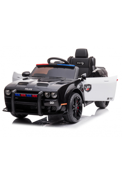 Ηλεκτρικό αυτοκίνητο για παιδιά Dodge Police 50W 12V με τηλεχειριστήριο 2.4G και άδεια, εκκίνηση με κουμπί.