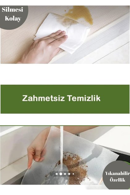 45x300 Cm Şeffaf Kaymaz Raflık Örtü Kalın Eva PVC Malzeme Mutfak Dolabı İçin