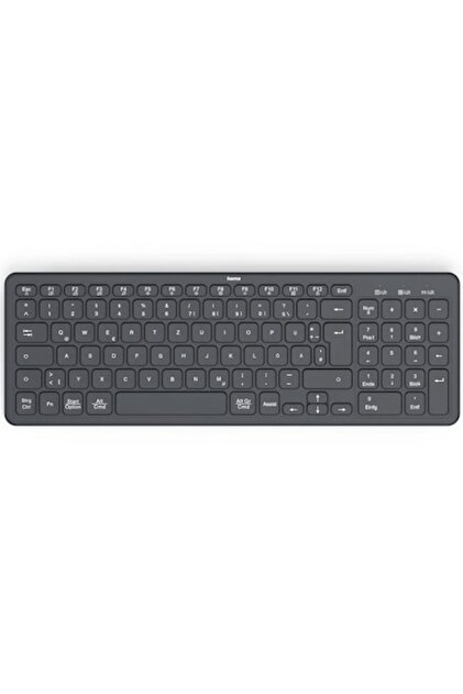 Tastatură wireless WK-300, multi-dispozitiv, radio+Bluetooth, neagră