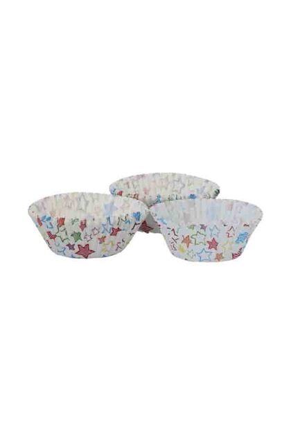50-Piece Stars Printed Baking Cup