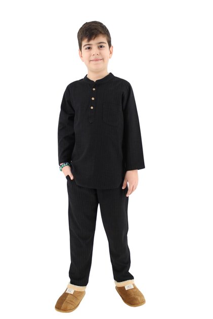 Linen Boy Umrah Dress Bottom-Top Set