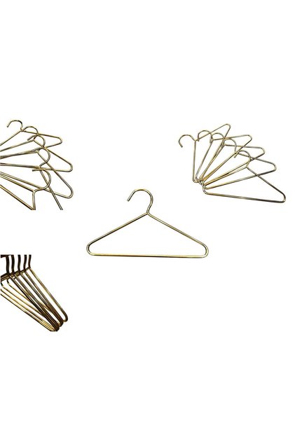 Metal Shawl Hanger Gold Triangle (5 Pieces)