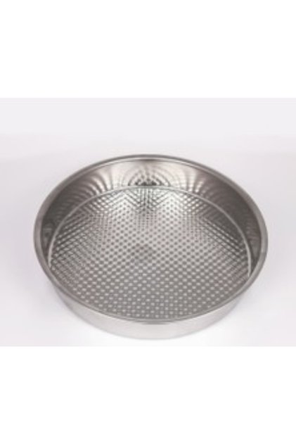 Steel Meatball Tray 38 cm Diameter 6 cm Depth – Stainless, Round, Durable”
