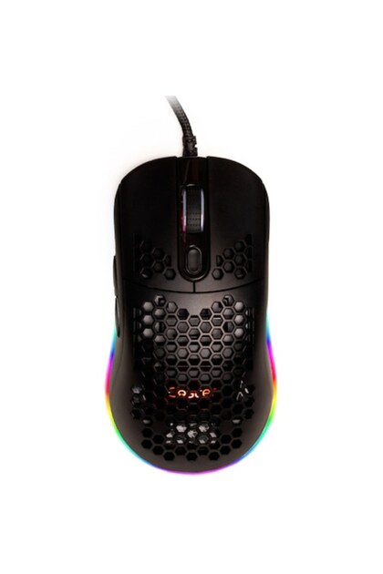 Mouse Alien Light, Spacer, gaming, cu fir, USB, optic, rezolutie ajustabila 6.400 dpi, butoane/scrol