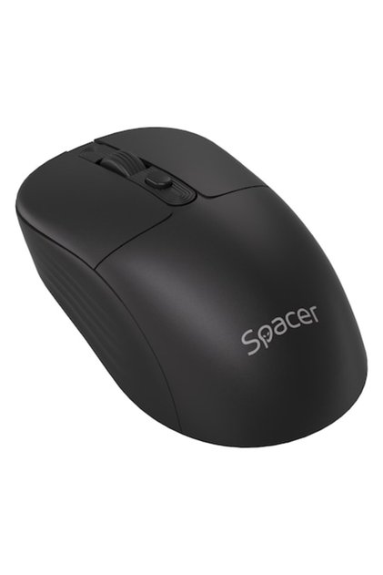 Myš SPMO-WS03-BT, Bezdrôtová, USB, Čierna