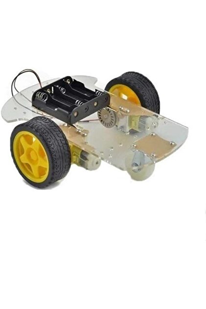 Transparent Chassis Wheel Car Kit