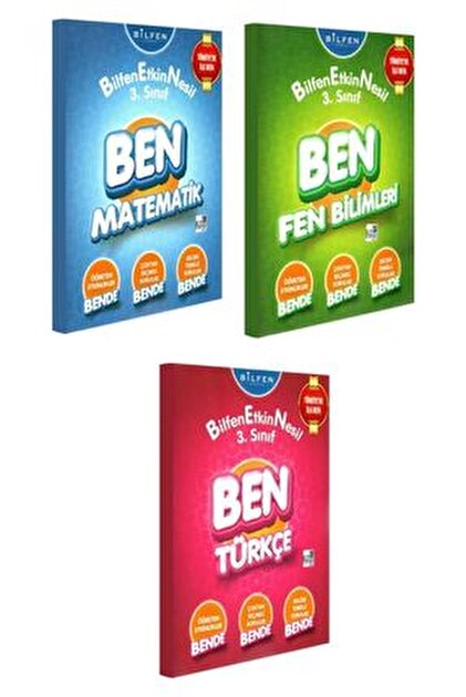 Bilfen Yayıncılık Bilfen 3. Sınıf Ben Matematik Türkçe Fen Etkin