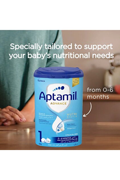 Aptamil Advance 1 Infant Formula Milk From 0-6 Months, Easy To Use