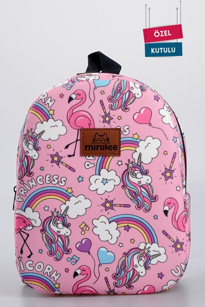 Princess Unicorn 0-8 ani - Rucsac pentru copii pentru creșă, grădiniță [cu cutie personalizată]