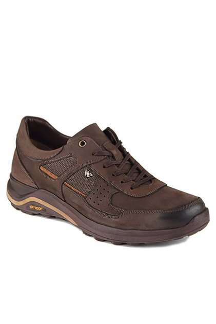 2055 Brown Sports Genuine Leather Shoes