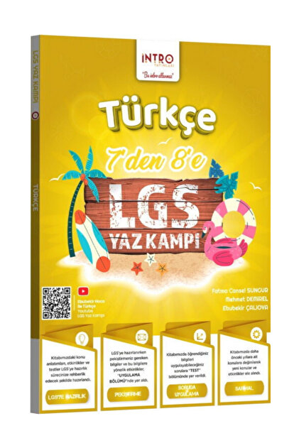 İntro Yayınları 7 Den 8 E Lgs Matematik Türkçe Fen Bilimleri Yaz