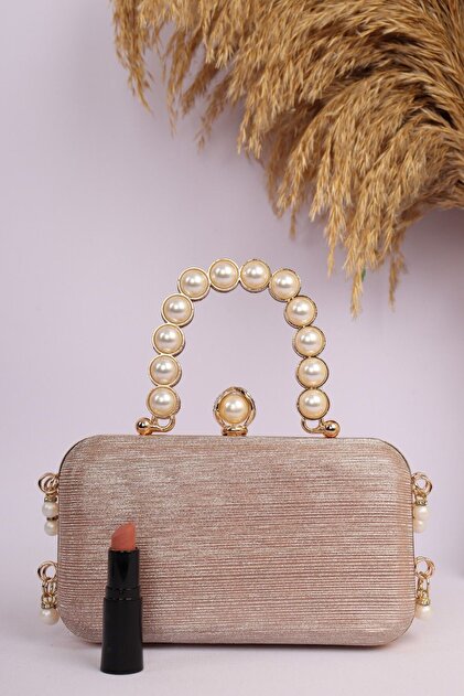 Elysara Eb0714 | Cinderella Stylish Pearl Handle Evening Bag