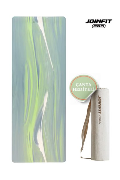 PRO Dağal Kauçuk Yoga Mat 4.5 MM - Profesyonel Kaydırmaz Yüzey Yeşil
