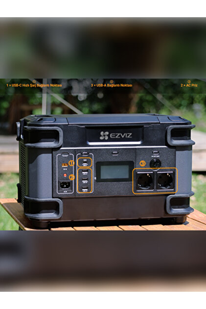 EZVIZ Ps1300 1300w Taşınabilir Güç Istasyonu-ups Kamp Karavan