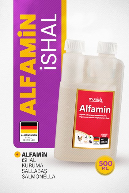 Alfamin Kuşlar Için Ishal Kuruma Sallabas Ürünü 500 ml