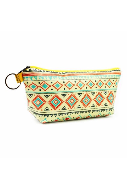Ethnic Pattern Makeup Bag - Makeup Organizer Cosmetic Bag