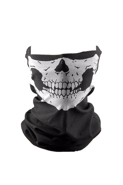 Buff Dry Skull Skeleton Mask Мотоциклетна маска за лице Маска за затопляне на врата Buff Маска за уста Buff