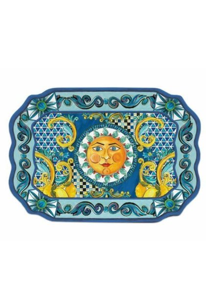 Sicily Tepsi 47 cm x 33 cm Mavi TRAY.SIC03