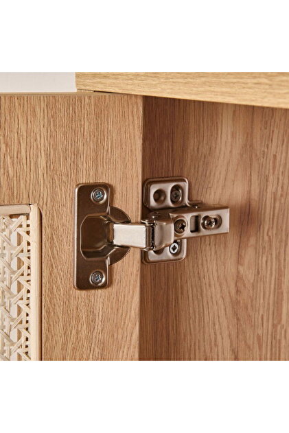 Just Home 2 Kapaklı Hazeran Çok Amaçlı Dolap - Safir Meşe - 80 cm