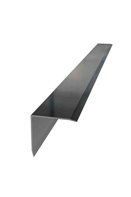 Siyah Metal Merdiven Basamak Profili Çıtası Köşebenti Pahlı Bitim Profili 3cm*3cm*90cm