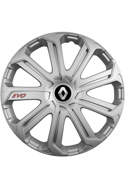 Set de 4 capace de jantă Evo Grey R16, pentru Renault