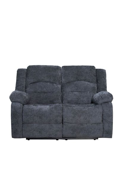 Dazler 2 Seater Fabric Recliner- Gray L153xW94xH104cm